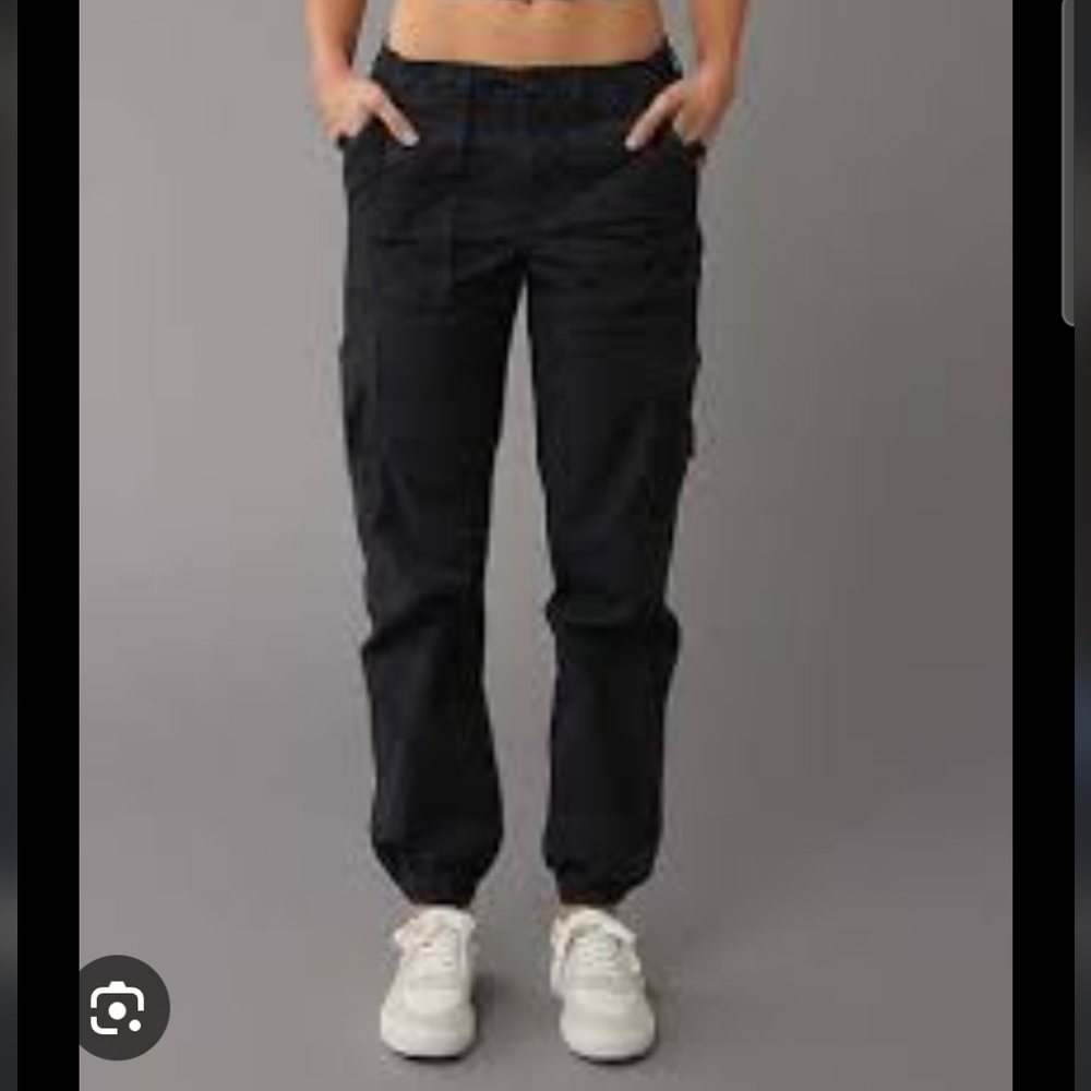 American Eagle Outfitters Charcoal Black Joggers